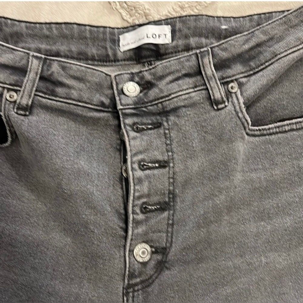 LOFT High Rise Women Jeans in Gray - Picture 2 of 6